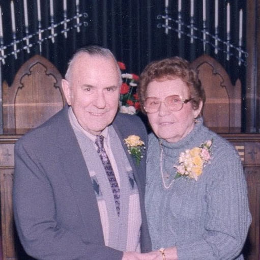 portrait of Claude & Ruth Booth